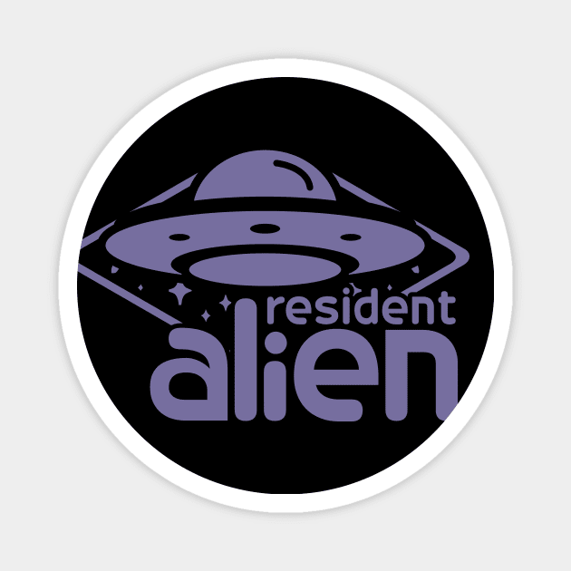 Resident Alien UFO 2 Magnet by Vault Emporium